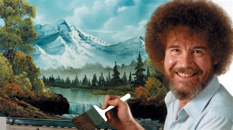Bob Ross HAPPY PAINTING! T.